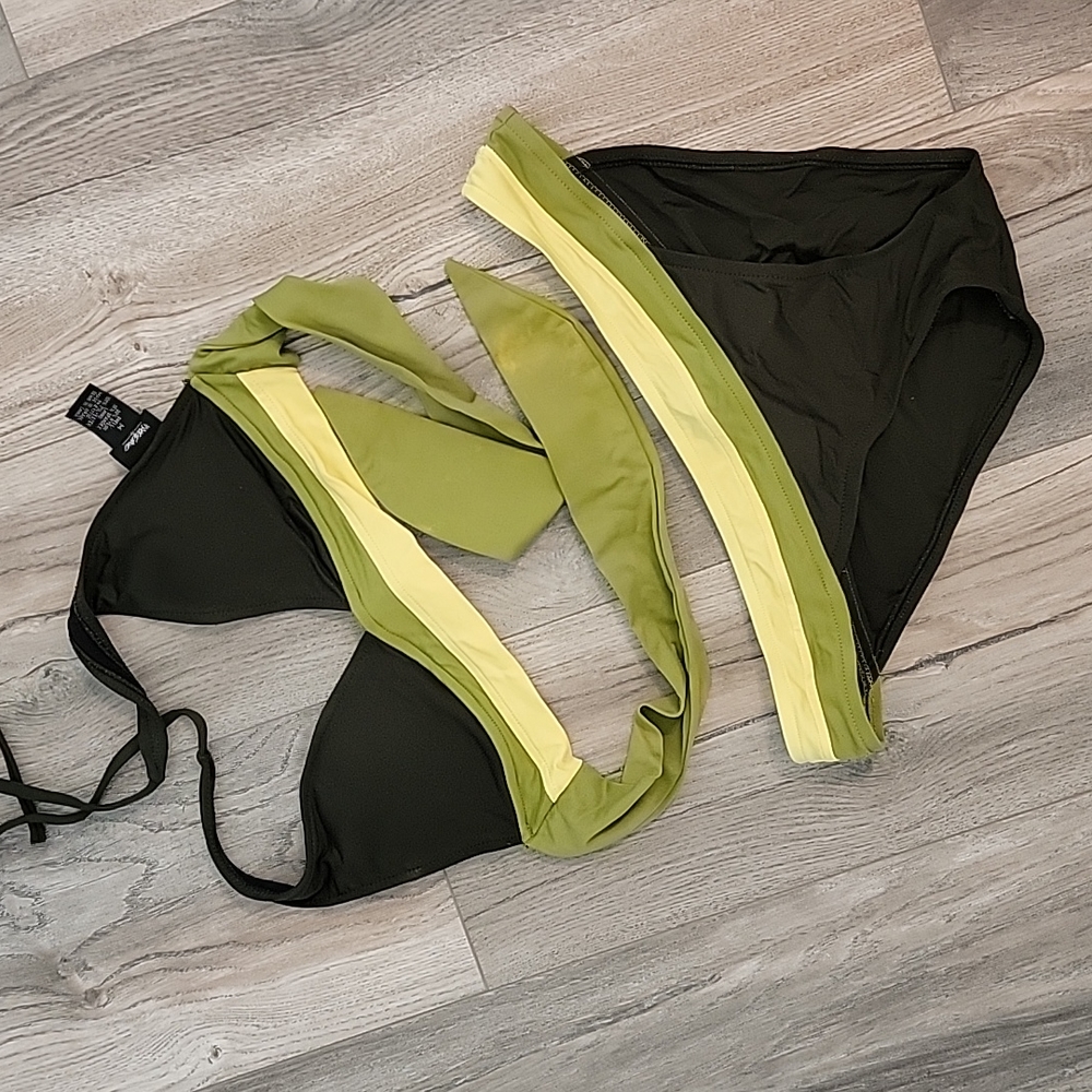 Mossimo army green bikini